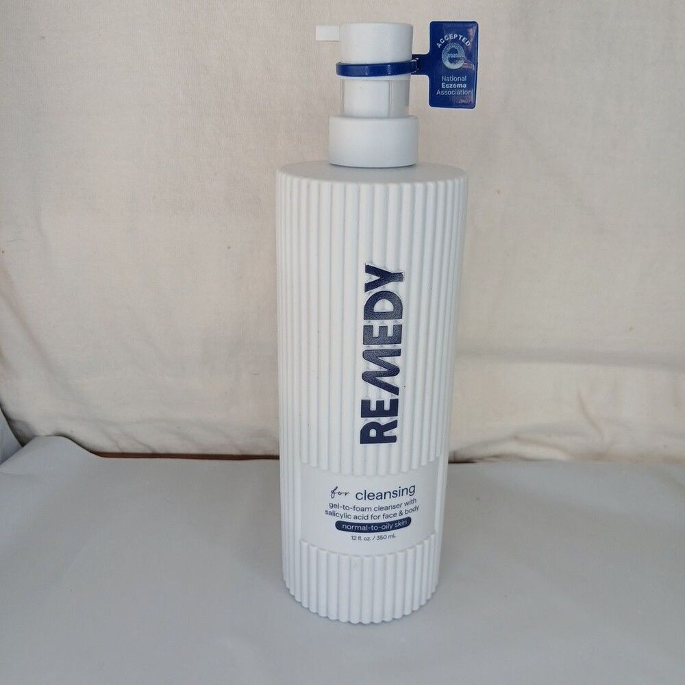 Remedy Skin Gentle & Hydrating Cream-to-Foam Cleanser 12 fl oz - New